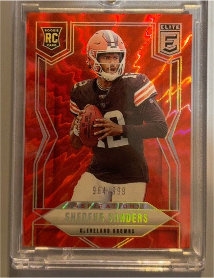 2025 Panini Donruss Elite #112 Shedeur Sanders — front
