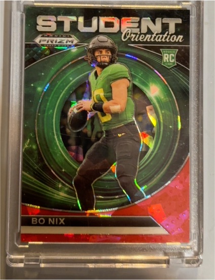 2024 Panini Prizm Draft Picks Student Orientation #SO-BN Bo Nix — front
