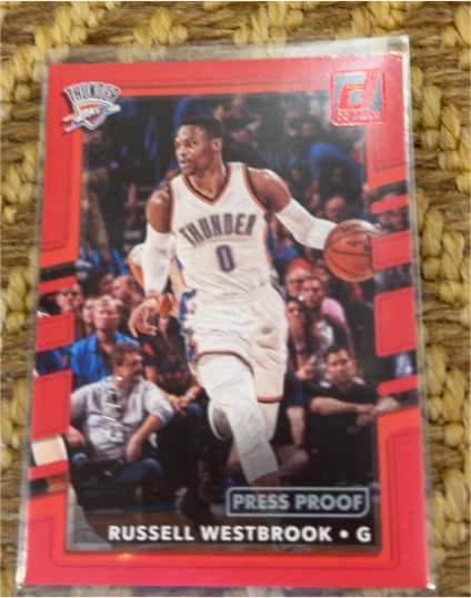 2017-18 Panini Donruss #101 Russell Westbrook — front