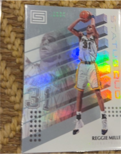 2018-19 Panini Status #31 Reggie Miller — front