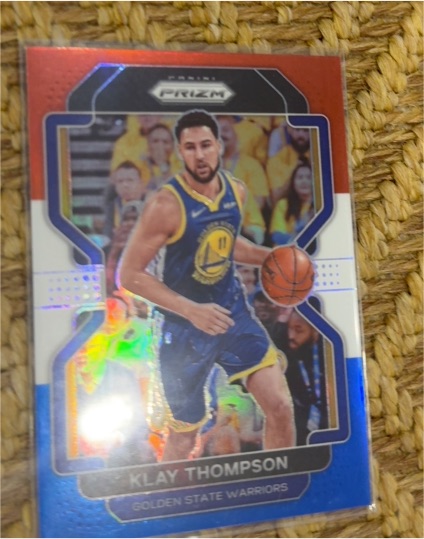 2021-22 Panini Prizm #92 Klay Thompson — front