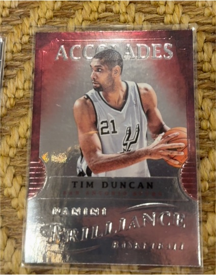 2012-13 Panini Brilliance Accolades #12 Tim Duncan — front