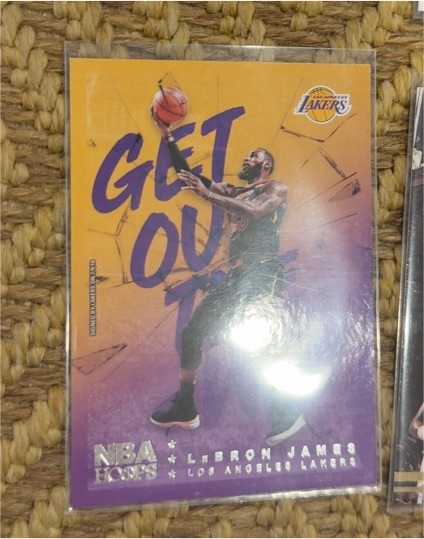 2018-19 Panini NBA Hoops #GOW-3 LeBron James Get Out The Way — front