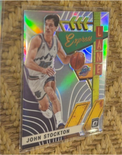 2019-20 Panini Donruss Optic #8 John Stockton Express Lane — front