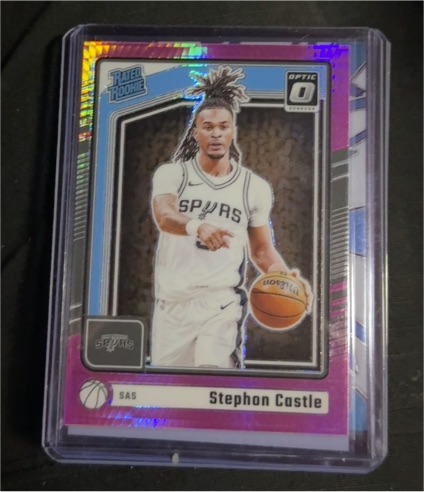 2024-25 Panini Donruss Optic #254 Stephon Castle — front