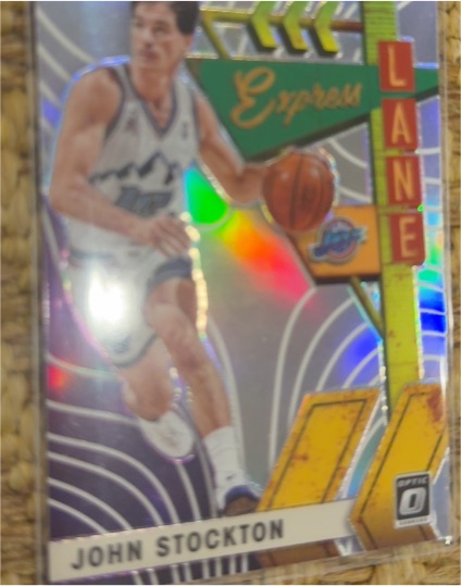 2019-20 Panini Donruss Optic Express Lane #8 John Stockton — front