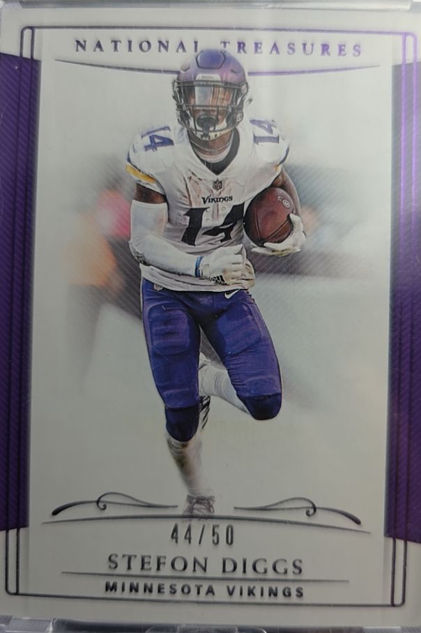 2024 Panini National Treasures #44/50 Stefon Diggs — front