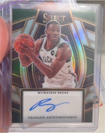 2023-24 Panini Select Signature Selections #SSS-TAM Thanasis Antetokounmpo — front