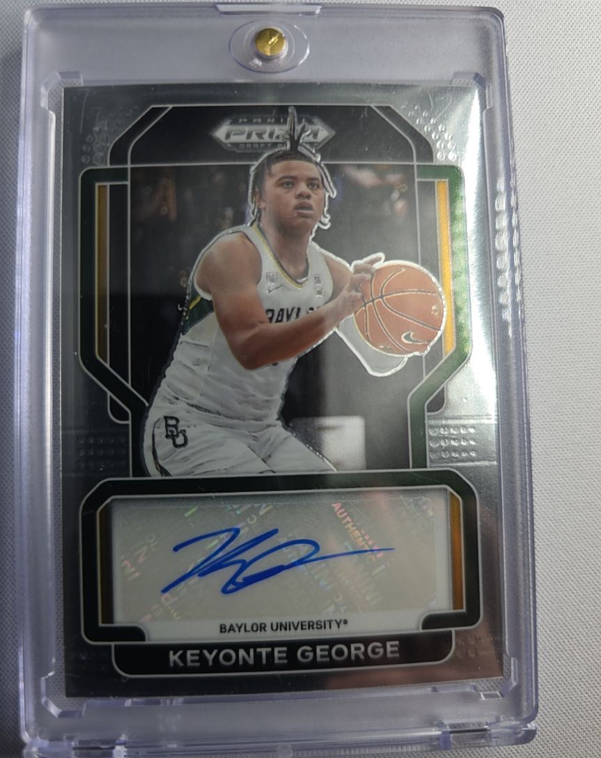 2022 Panini Prizm Draft Picks Freshman Signatures #FS-KEY Keyonte George — front