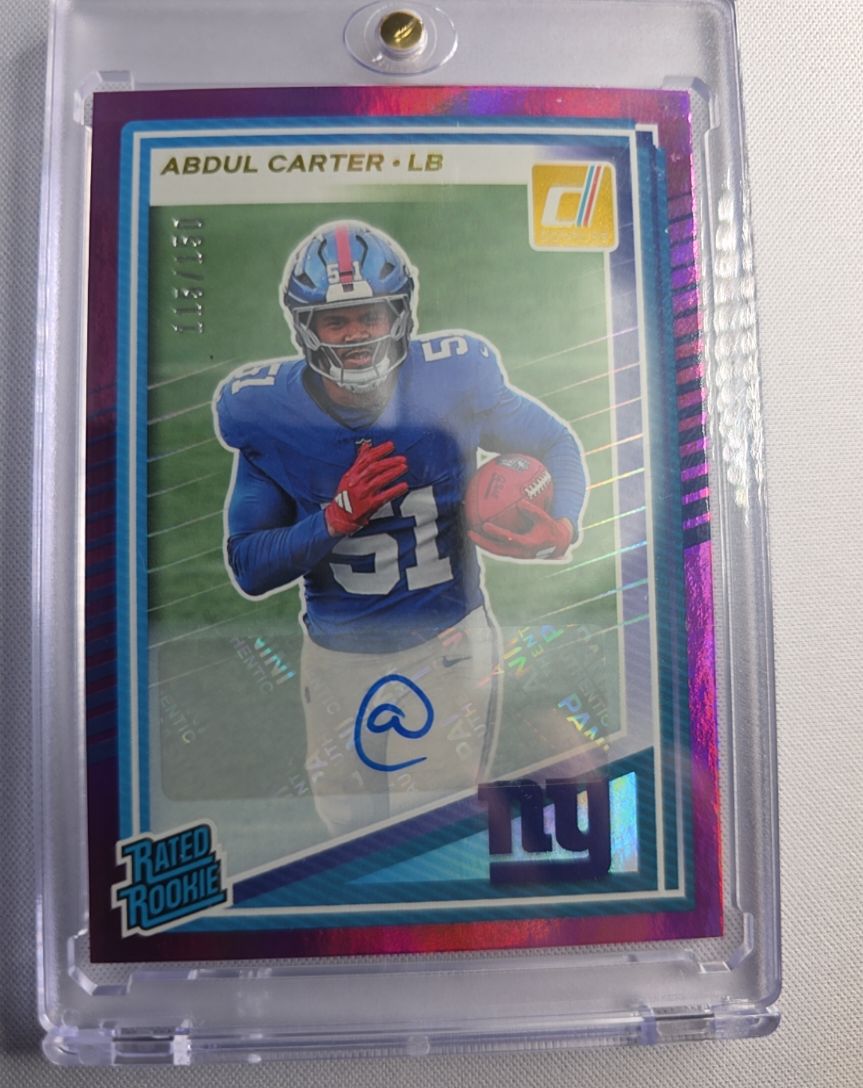 2025 Donruss #315 Abdul Carter — front