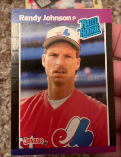 1989 Donruss #42d Randy Johnson — front