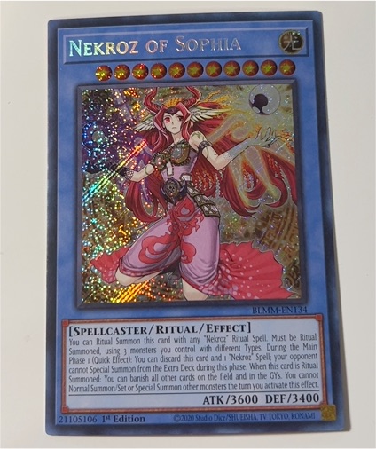 2020 Yu-Gi-Oh! BLMM-EN134 Nekroz of Sophia — front