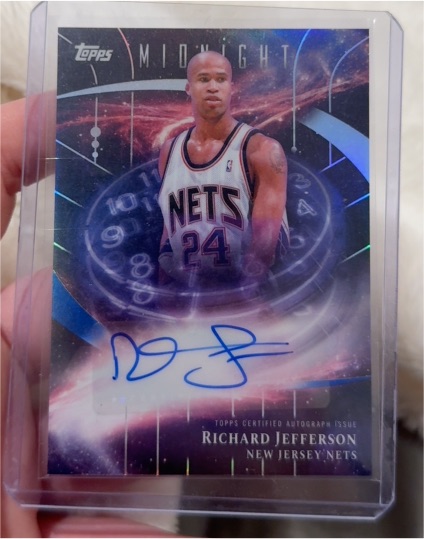 2025 Topps Midnight Stroke Of Midnight #SMRJE Richard Jefferson — front