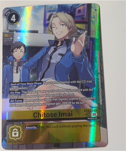 Digimon TCG BT23-081 Chitose Imai — front