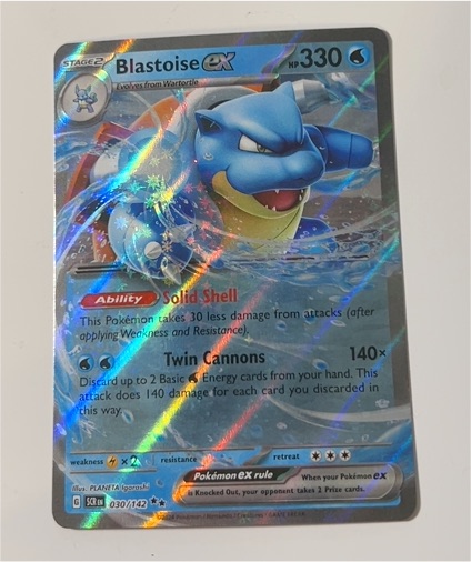 2024 Pokémon SV07: Stellar Crown #030 Blastoise ex — front