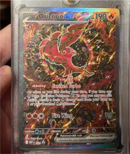 2025 Pokemon TCG Oricorio ex #024 Mega Evolution Promo — front