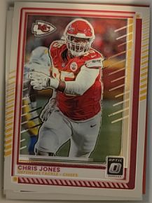 2025 Panini Donruss Optic #82 Chris Jones — front