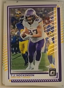 2025 Donruss Optic #145 T.J. Hockenson — front
