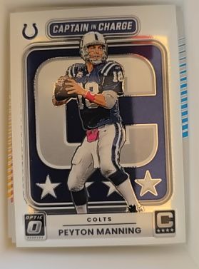 2025 Panini Donruss Optic #C Peyton Manning Captain In Charge — front
