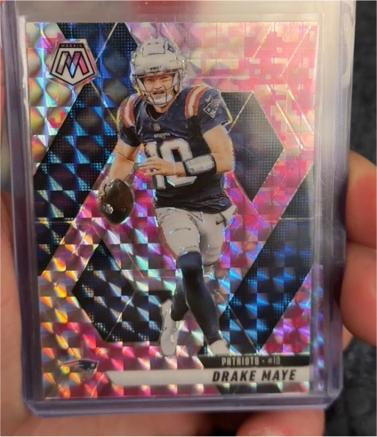 2025 Panini Mosaic #28 Drake Maye — front