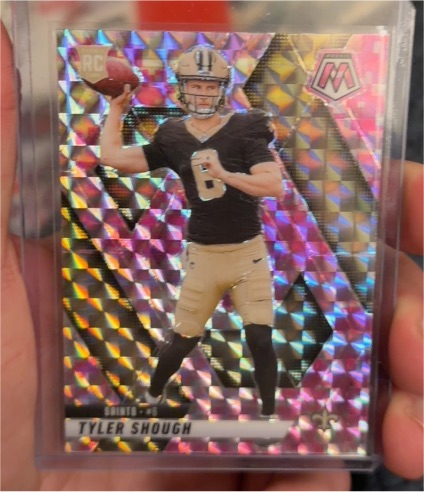 2025 Panini Mosaic #312 Tyler Shough — front