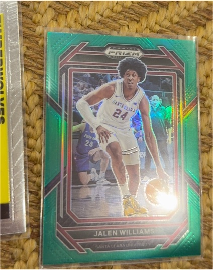 2023-24 Panini Prizm Draft Picks Green #88 Jalen Williams — front
