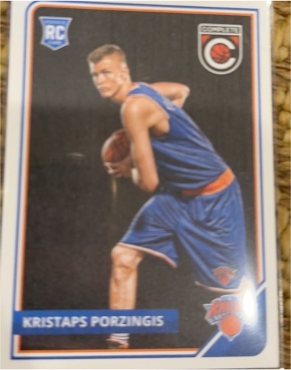 2015-16 Panini Complete #319 Kristaps Porzingis — front