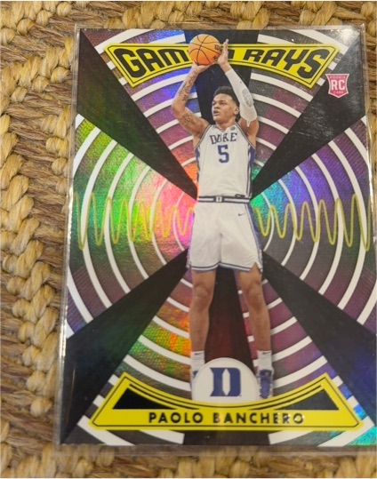 2022-23 Panini Chronicles Draft Picks Gamma Rays #ZG-PAO Paolo Banchero — front
