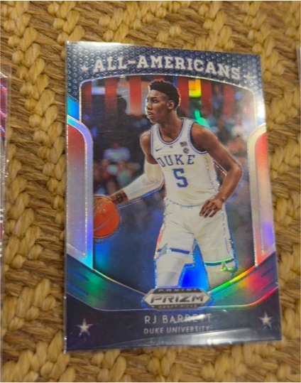2019-20 Panini Prizm Draft Picks All-Americans #62 RJ Barrett — front