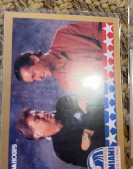 1990 Hoops #13 Chuck Daly / Pat Riley — front