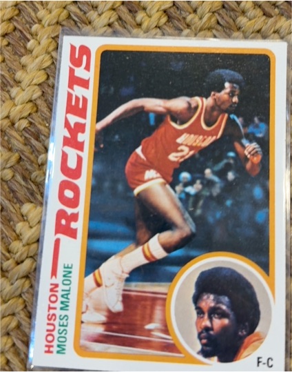1978 Topps #38 Moses Malone Houston Rockets — front