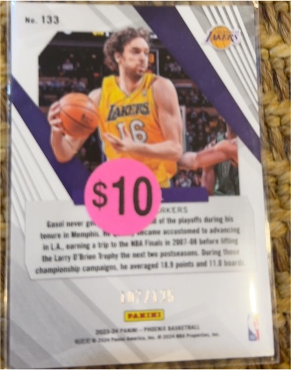 2023-24 Panini Phoenix #133 Pau Gasol — front