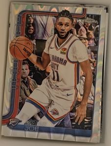 2025-26 Topps Chrome #121 Isaiah Joe — front