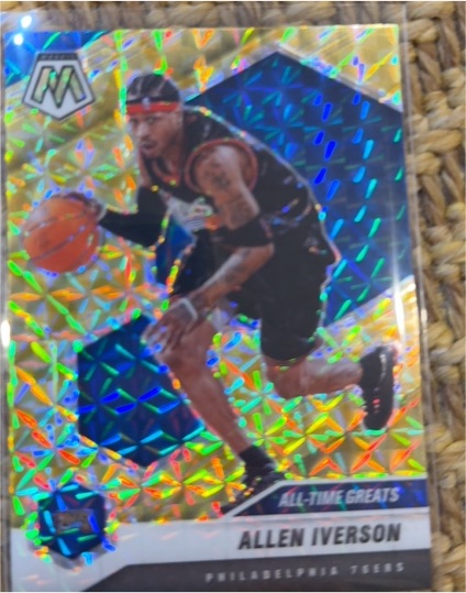 2020-21 Panini Mosaic #292 Allen Iverson — front