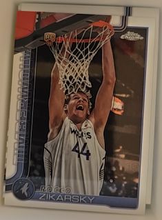 2025-26 Topps Chrome #296 Rocco Zikarsky — front