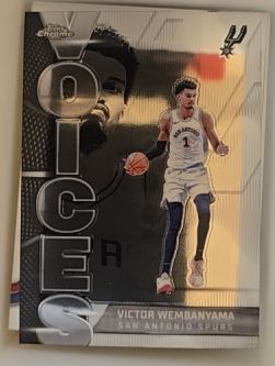 2025-26 Topps Chrome #VS-1 Victor Wembanyama Voices — front