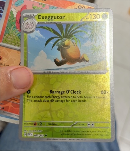 2024 Pokemon Surging Sparks #003 Exeggutor — front