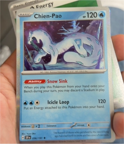 2023 Pokémon SV08: Surging Sparks #056 Chien-Pao — front
