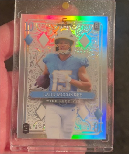 2024 Wild Card 5 Card Draw Stacked Deck #SDJC-LMN Ladd McConkey — front