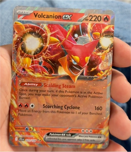 2020 Pokémon SV09: Journey Together #031 Volcanion ex — front