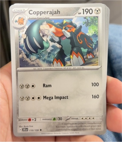 2023 Pokémon SV09: Journey Together #110 Copperajah — front