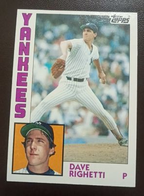 1984 Topps #635 Dave Righetti — front