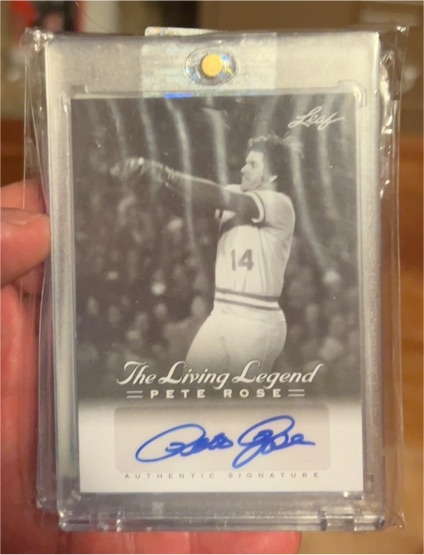 2012 Leaf The Living Legend #AU-15 Pete Rose — front
