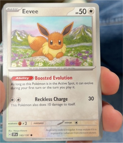 2014 Pokémon #143 Eevee — front
