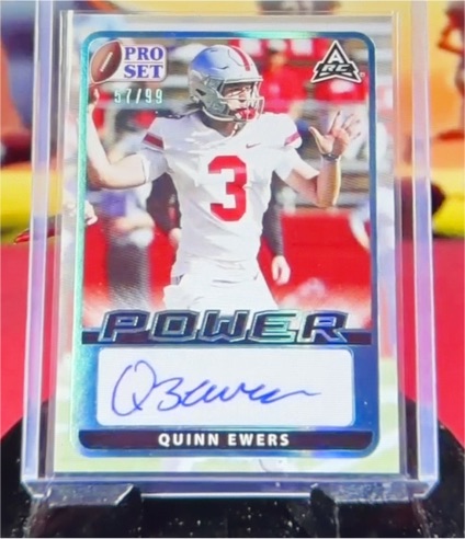 2021 Leaf Pro Set Power #BA-QE1 Quinn Ewers — front