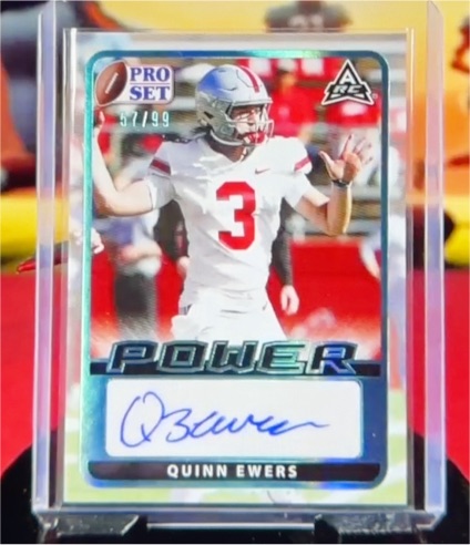 2021 Leaf Pro Set Power #BA-QE1 Quinn Ewers — front