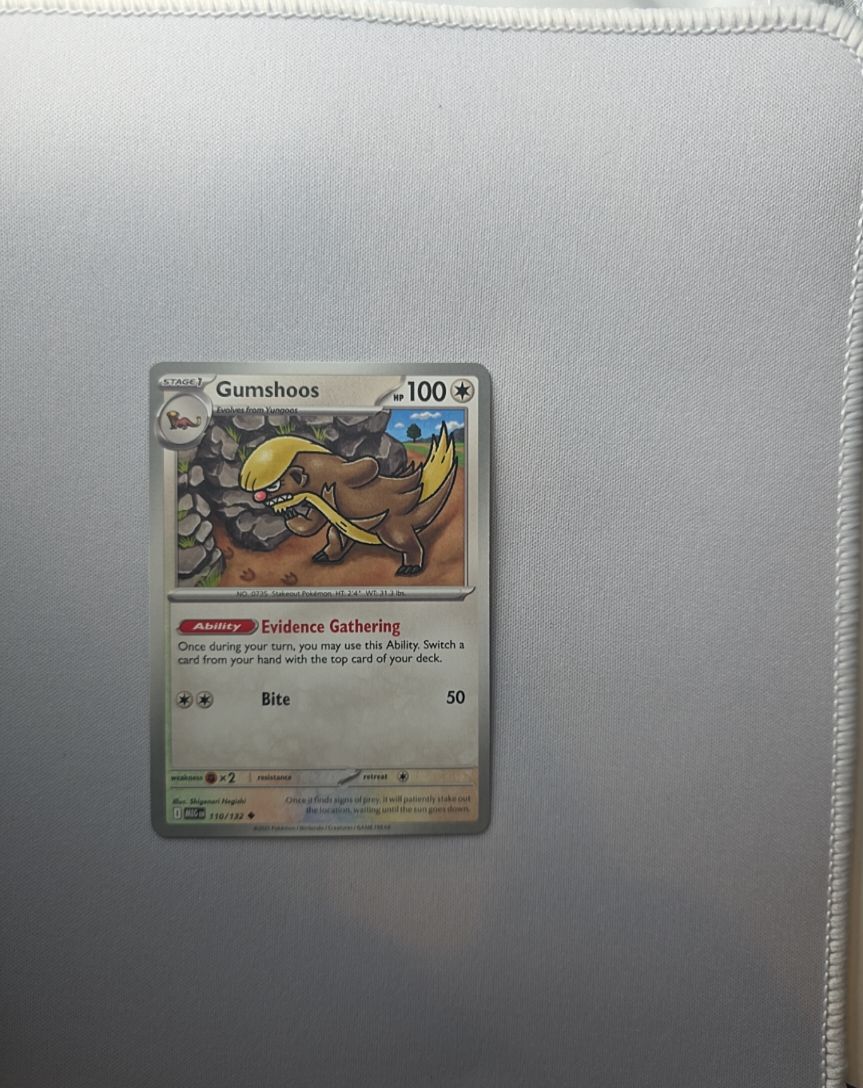 2020 Pokémon Mega Evolutions #110 Gumshoos — front