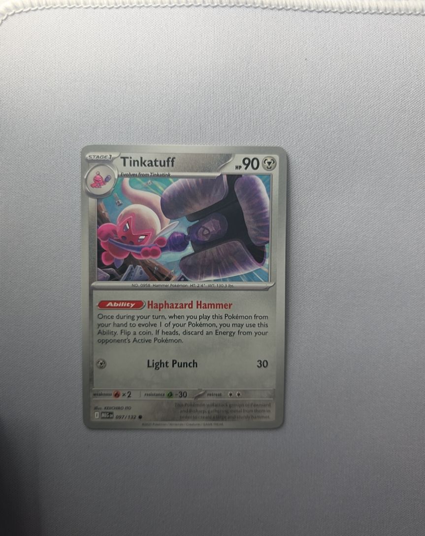 2023 Pokemon Mega Evolution #097 Tinkatuff — front