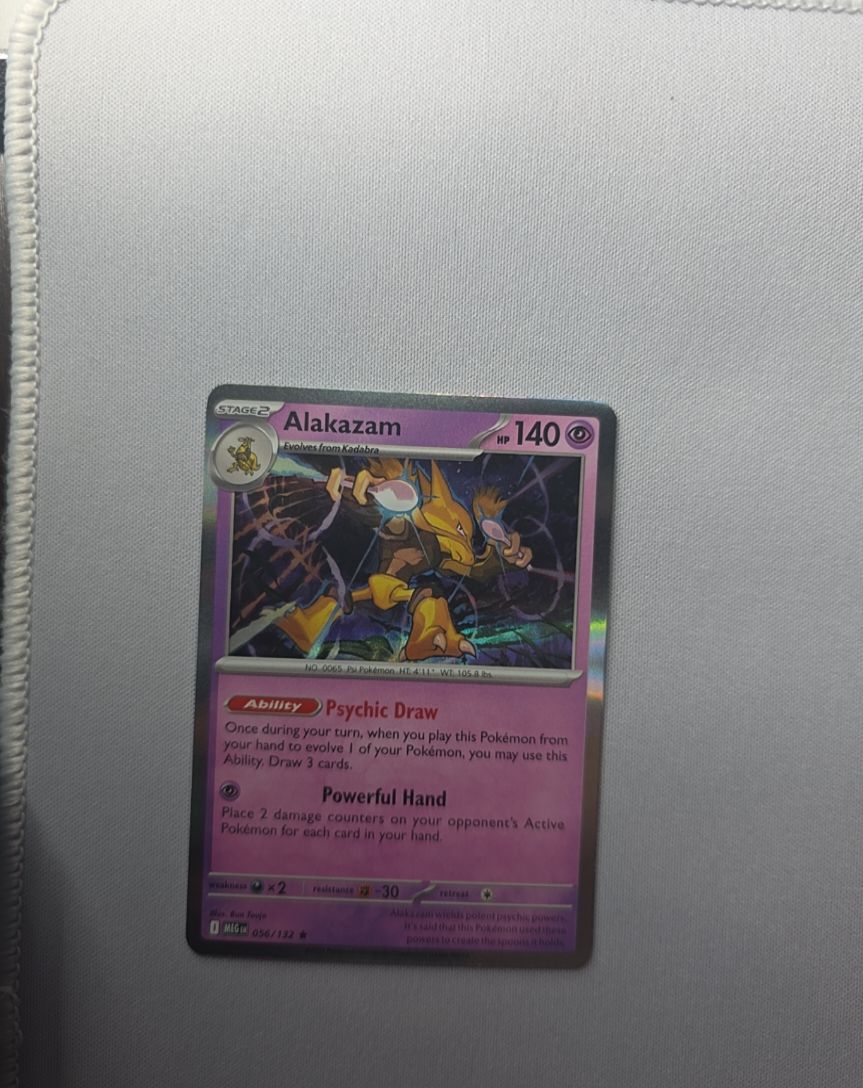 2024 Pokémon TCG Mega Evolution #056 Alakazam — front