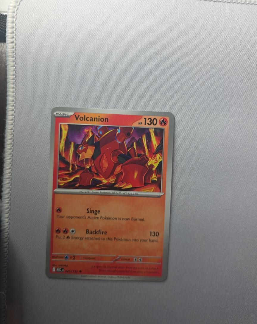 2025 Pokemon Mega Evolution #025 Volcanion — front